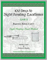 100 Days to Sight Reading Excellence, Book 2 All Instruments band method book cover